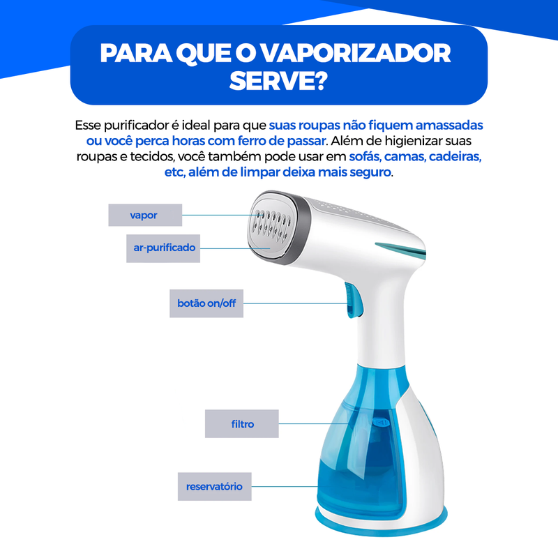 Vaporizador PuriPlus™ GANHE 2 BRINDES | QUEIMA ESTOQUE 🔥 - LojasCésil