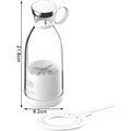 Garrafa Juicer Liquidificador Elétrico Portátil Recarregável COPO 350ml - LojasCésil